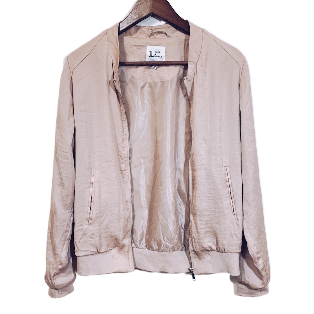 Jules & Leopold Silky Blush Cream Jacket